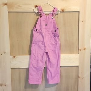 Carhartt Pink 4T Overalls